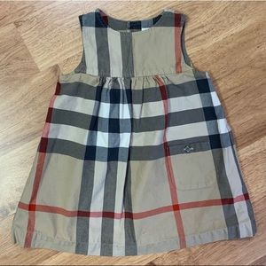 Burberry baby dress 18m